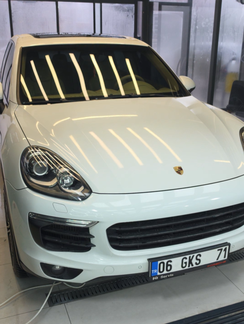 Porsche Cayenne cam filmi