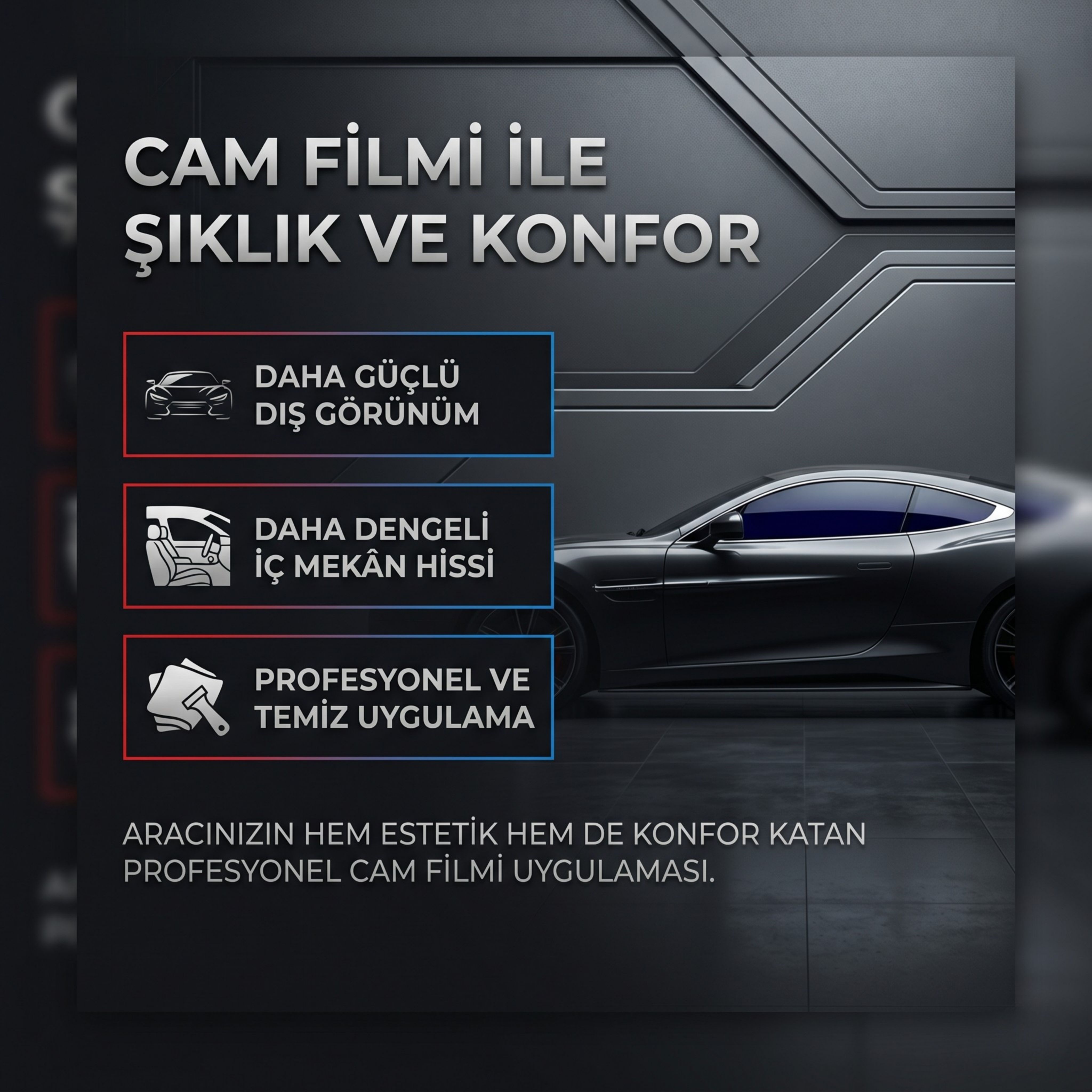 Araç Cam Filminin 7 Önemli Faydası
