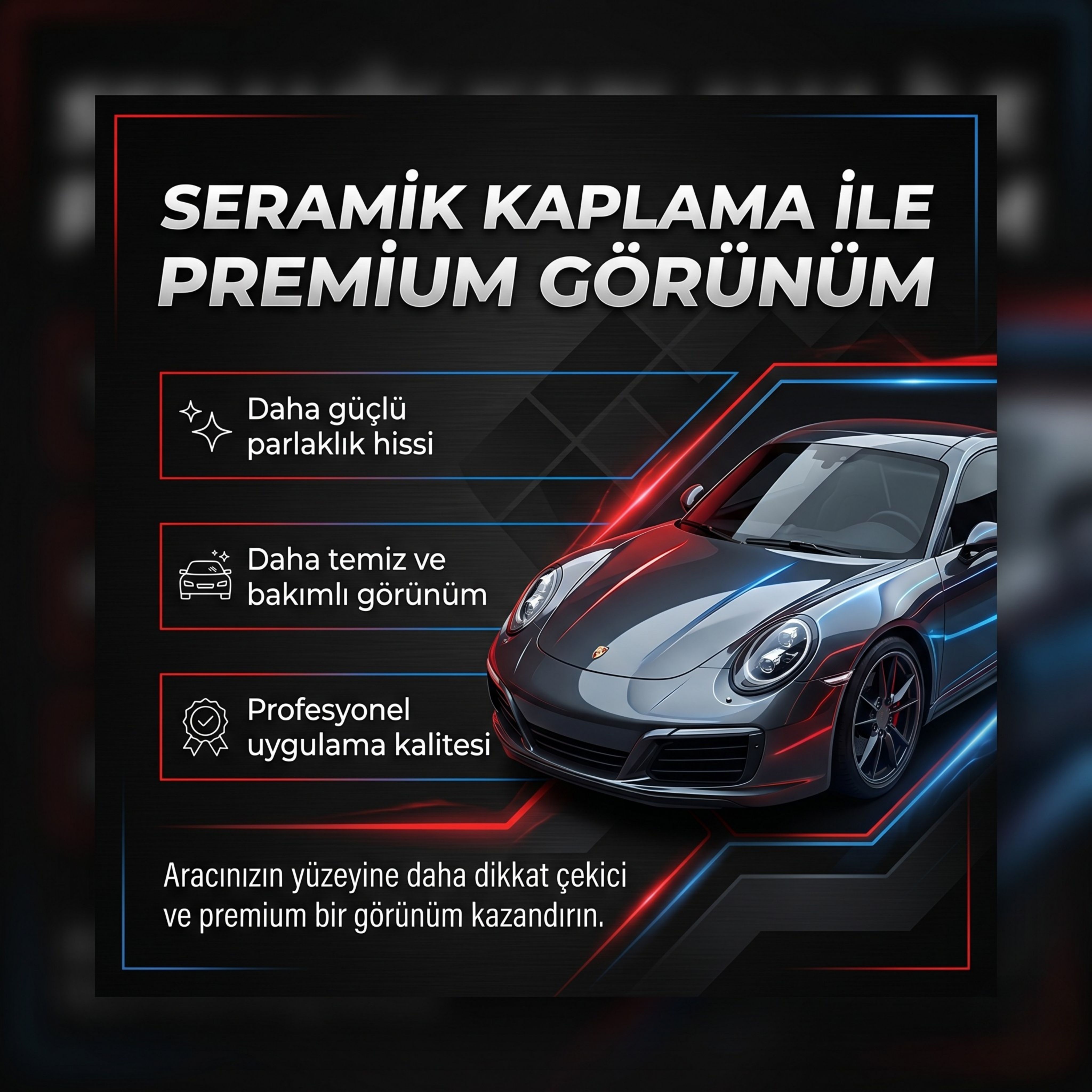 Seramik Kaplama - Porsche